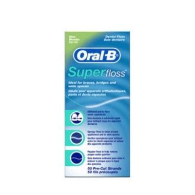 نخ دندان سوپرفلاس (Super Floss) اورال‌بی